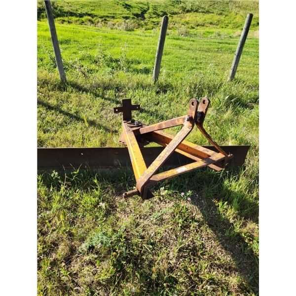 snow plow with reversible hitch