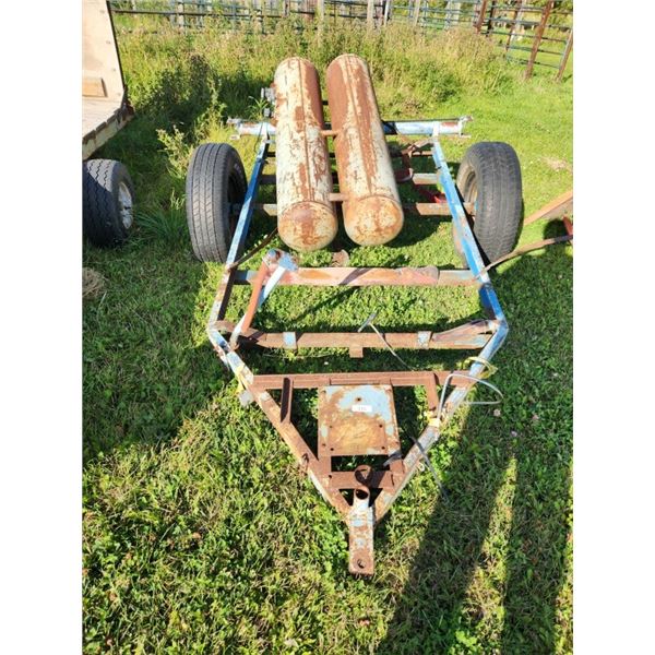 home made trailer with propane tank no vin