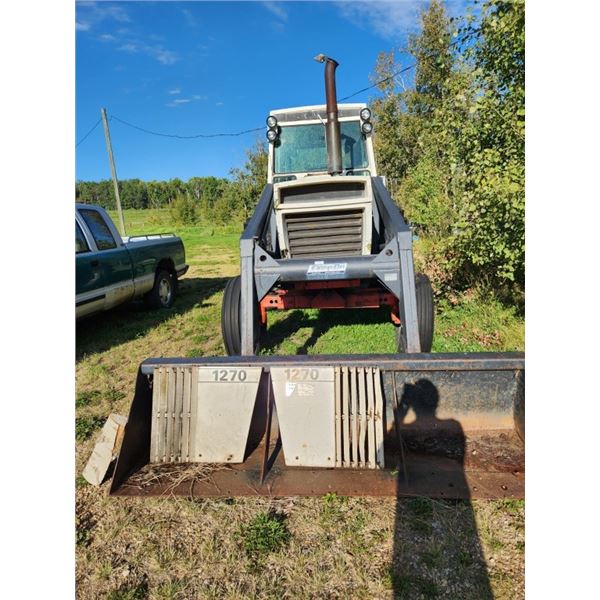 case 1270 tractor with cab ezee-on