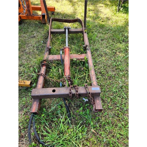 hyd ram on frame 64" x 27"