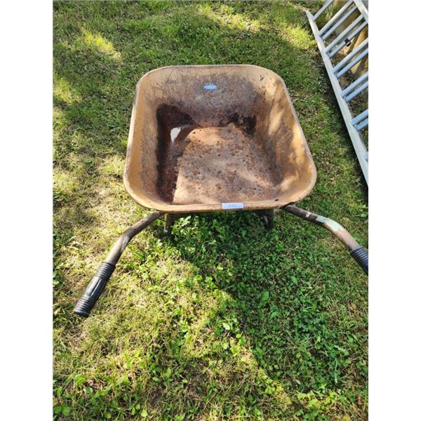 metal wheel barrow