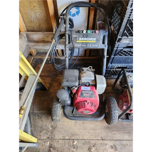 honda GC190 Karccher pressor washer runs