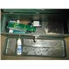 Image 2 : metal tool boxes w/ contents: lubricant, wires,