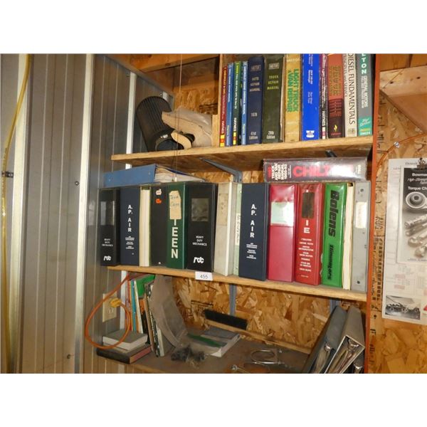 assorted automotive repair manuals