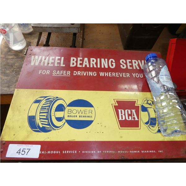 wheel bearing service storage/organizer unit