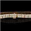Image 2 : 14KT Yellow Gold 5.15ctw Diamond Bracelet