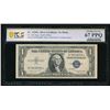 Image 1 : 1935G $1 Silver Certificate PCGS 67PPQ