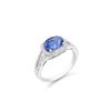 Image 2 : 14KT White Gold 1.75ct Tanzanite and Diamond Ring