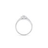 Image 3 : 14KT White Gold 0.46ctw Diamond Ring