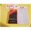 Image 1 : New Drill Set 1/16" to 1/4" with chart