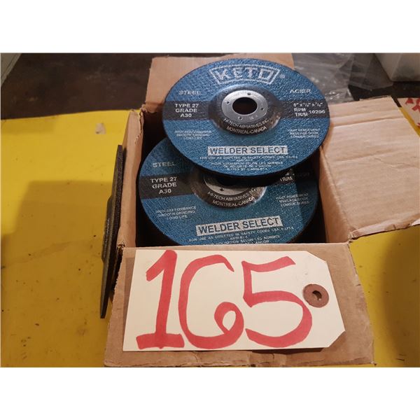 Box(25) KETO Steel Grinding/ Cutting Disc 6" x 1/8" x 7/8"