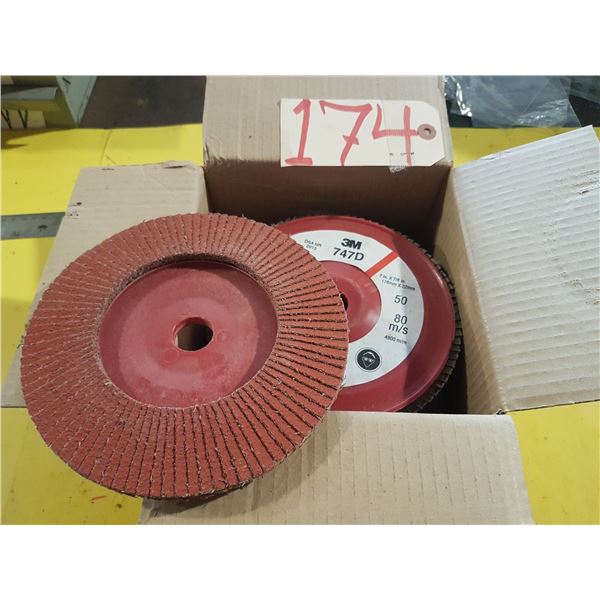 Box(5) of 3M Flap Disc 7" Gr.50