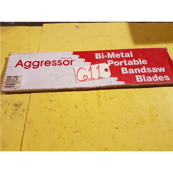 Pack(3) of Aggressor Portable BandSaw Blade 44"7/8 x 1/2" 24rrT Bi-Metal