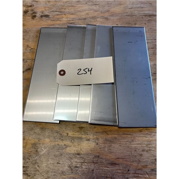 PLAQUE INOX 304  = ,125 X 3 X 9 / LOT DE 5