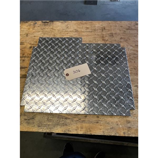 ALUMINIUM CHECKER = ,125 X 17,5+  X 12,25+