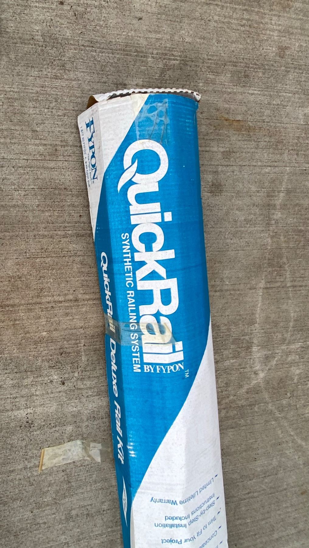 Quickrail Railing QUICKRAIL SYNTHETIC RAILING SYSTEMS, NIB, LOT OF 2