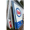 Image 2 : Large group of assorted Vintage Esso Signs - approx. 8 large pcs - assorted sizes - approx. 12ft. x