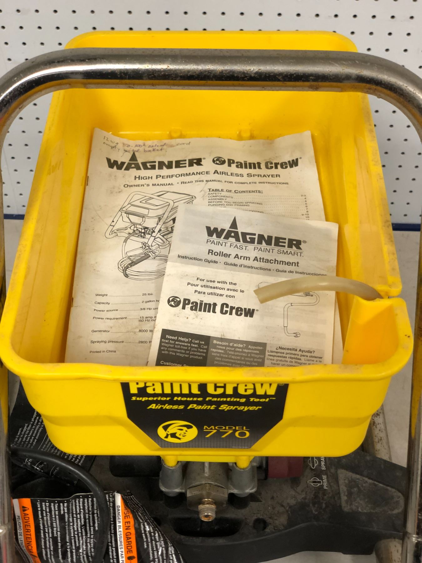 Paint Crew Airless paint sprayer model 770