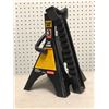 Image 4 : Group of 2 NEW BlackJack ratcheting jack stands - 3 Ton Capacity (1 in box)