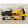 Image 1 : Group of 2 Dewalt power tools - includes Dewalt variable speed reciprocating saw