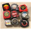 Image 1 : Group of 9 measuring tapes