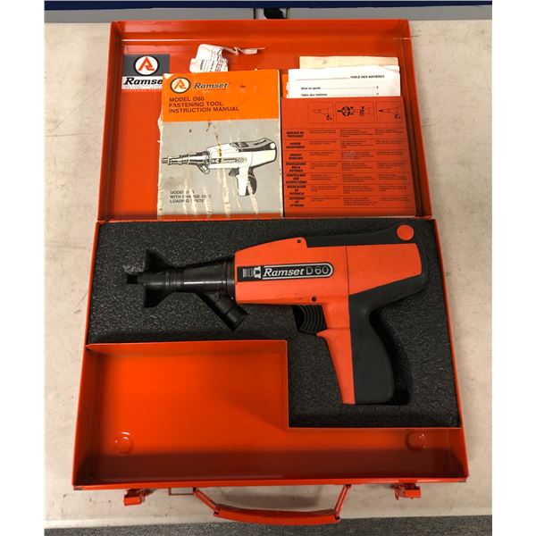 Ramset Caliber Ramset .25 Caliber Semi-Automatic Powder Actuated Disc Tool w/ case ...