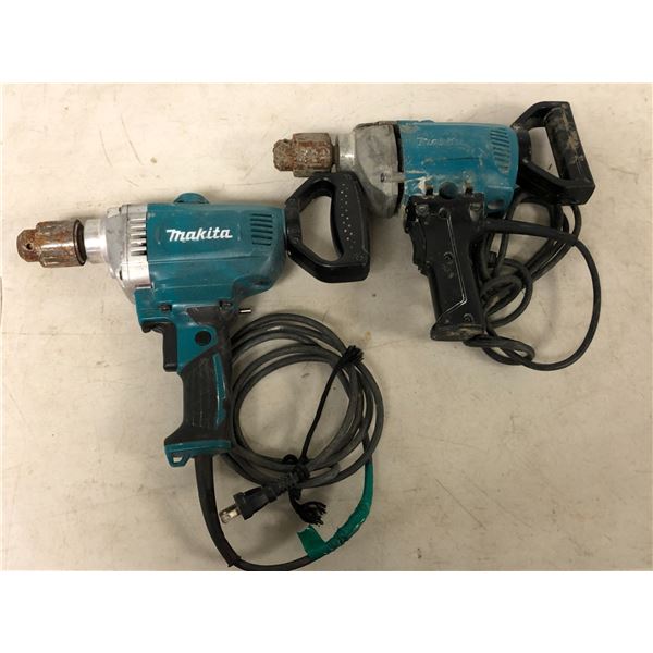 Group of 2 Makita High Torque Spade Handle corded Drill/Mixer - includes model DS4012