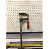 Image 5 : Group of assorted misc items - includes steel bar clamp / 48" Johnson drywall T square / air hoses /