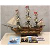 Image 1 : Extremely Collectible - Handcrafted HMS 'Victory' Model Ship w/complete paperwork scale: 1:80 - appr