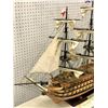 Image 2 : Extremely Collectible - Handcrafted HMS 'Victory' Model Ship w/complete paperwork scale: 1:80 - appr