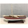 Image 1 : Handcrafted wooden model ship