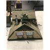 Image 2 : Custom-made model house w/ roof & train platform