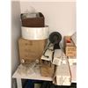 Image 2 : Large group of assorted wall-mounted lighting fixtures & misc - includes wall sconces / chandeliers 
