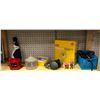 Image 1 : Group of assorted items - includes Happy Water WaterBox / Coleman 4D quickpump / LG G6 phone etc