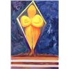 Image 1 : Tempera Painting - Emblem of Protection - dimensions approx 19.5" x 27.5" (vertical) (made by Stephe
