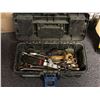 Image 3 : Large group of assorted wire strip nails / screws & Craftsman toolbox w/ assorted tools
