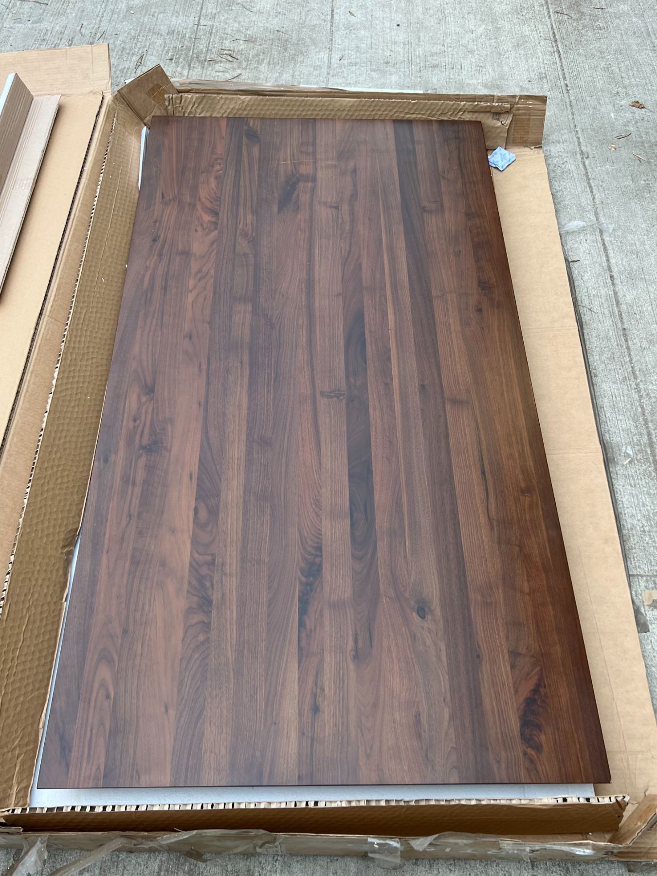 Article Seno Walnut Extendable Dining Table some use/wear see photos