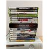 Image 2 : XBOX 360 & 15 Games as pictured - Not tested