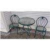 Image 1 : Outdoor Metal Table, Chairs