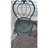 Image 3 : Outdoor Metal Table, Chairs