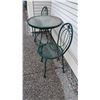 Image 4 : Outdoor Metal Table, Chairs