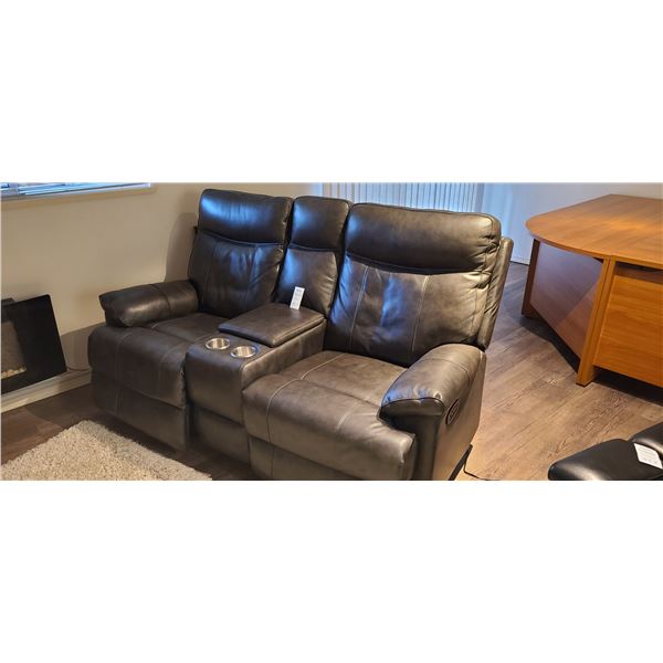 Leather 2 Seat Recliner cat B