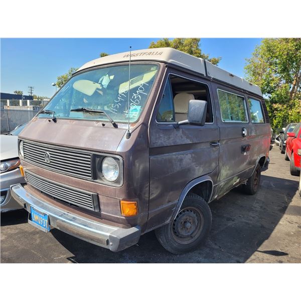 1985 Volkswagen Vanagon Camper