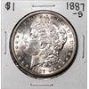 Image 1 : 1887-S $1 Morgan Silver Dollar Coin