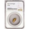 Image 1 : 3.49 Gram Yukon Gold Nugget NGC Graded