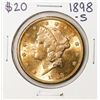Image 1 : 1898-S $20 Liberty Head Double Eagle Gold Coin