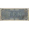 Image 2 : 1864 $10 Confederate States of America Note