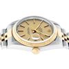 Image 8 : Rolex Men's Two Tone Champagne Index Datejust Wristwatch