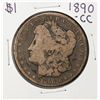 Image 1 : 1890-CC $1 Morgan Silver Dollar Coin