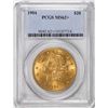 Image 1 : 1904 $20 Liberty Head Eagle Gold Coin PCGS MS62+